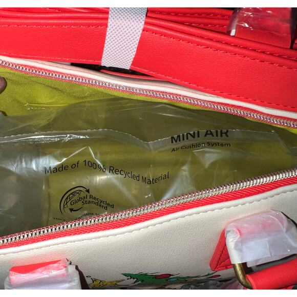 Loungefly Dr. Seuss How The Grinch Stole Christmas! Trio Tree Satchel Bag - Picture 3 of 3